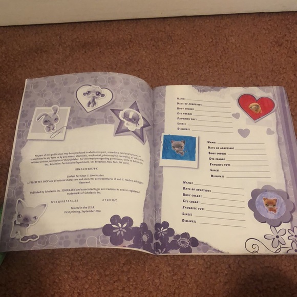 Vintage Scholastic🥳HP🥳Littlest Pet Shop The Official Collectors Sticker Book - Picture 4 of 10